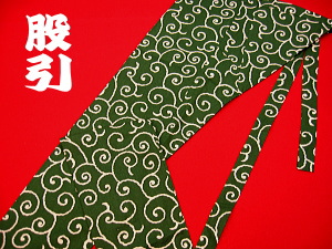義若オリジナルの股引き 唐草・からくさ
